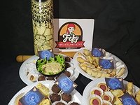 Bocaditos mixtos de sal, dulce y mariscos